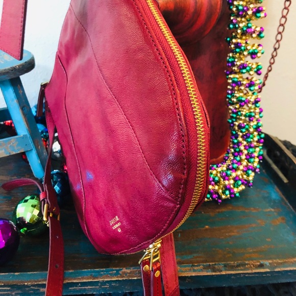 FOSSIL EUC Maroon Expandable Purse & Wallet - Picture 4 of 8